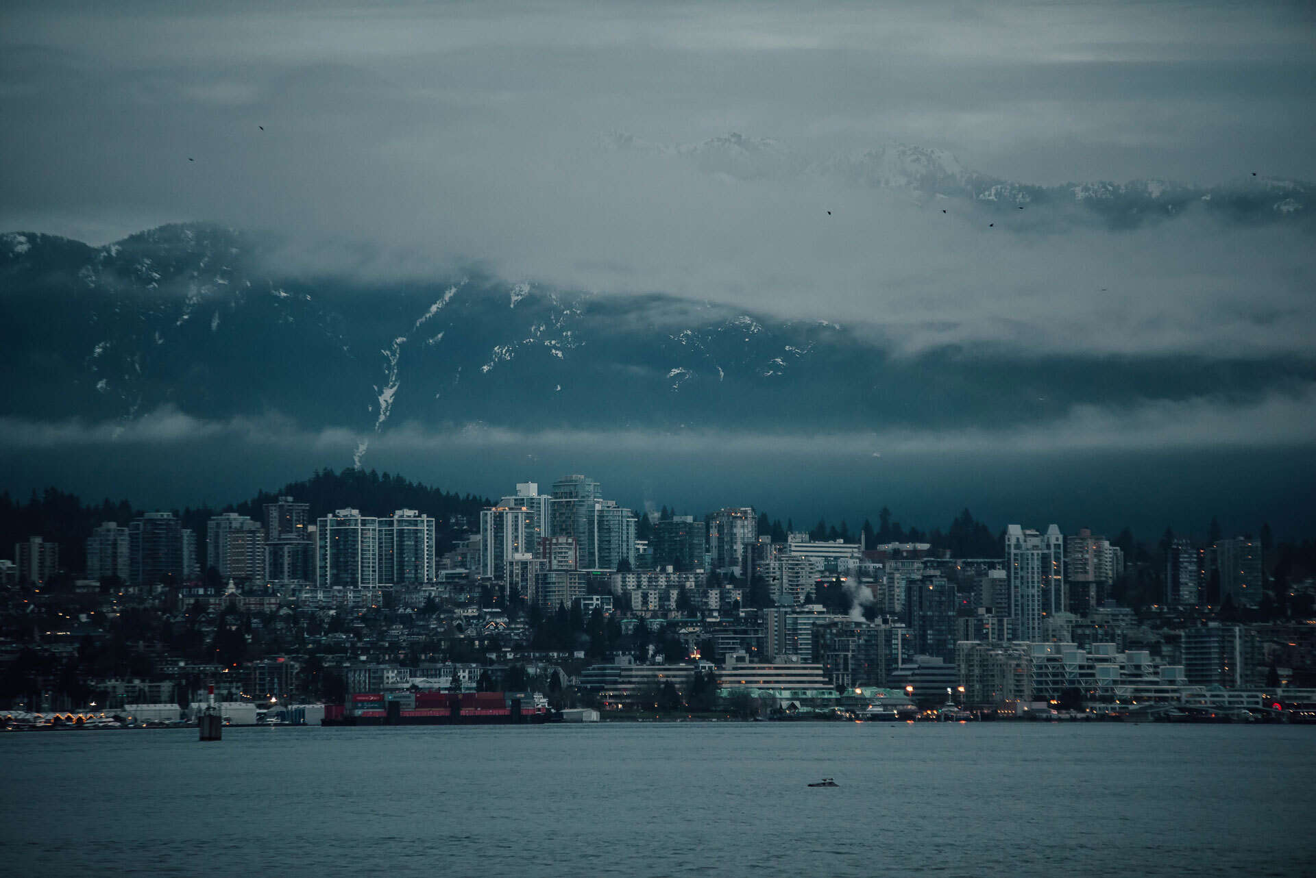 North vancouver scenic photo from burrard inlet
